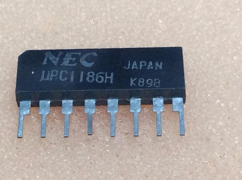 UPC-1186, NEC Audio Pre-Amplifier SIP-8, NOS
