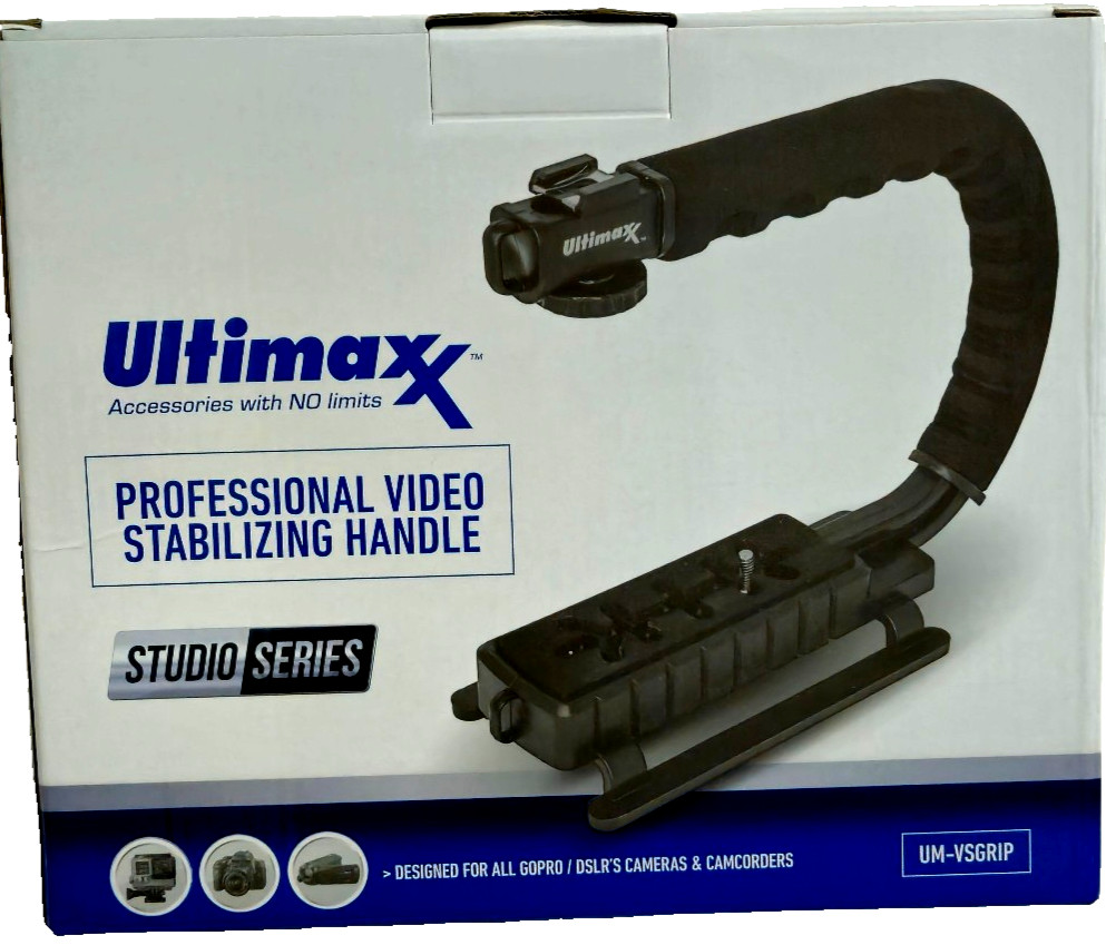 Ultimaxx Camera Stabilizer Handle Grip for GoPro DSLR Camcorder New in Box