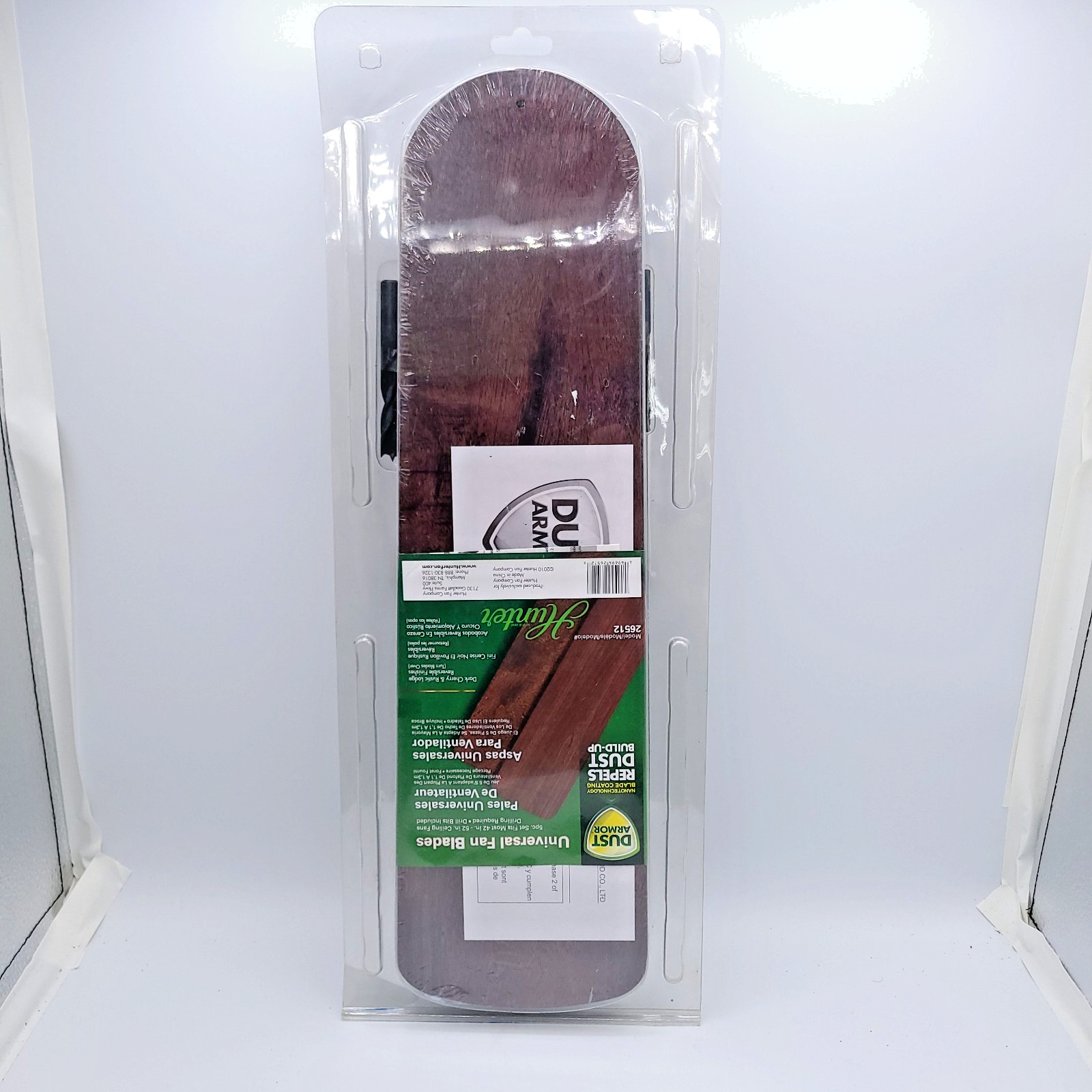 Hunter 26512 Reversible Brown Universal Ceiling Fan Blades 42"- 52" New
