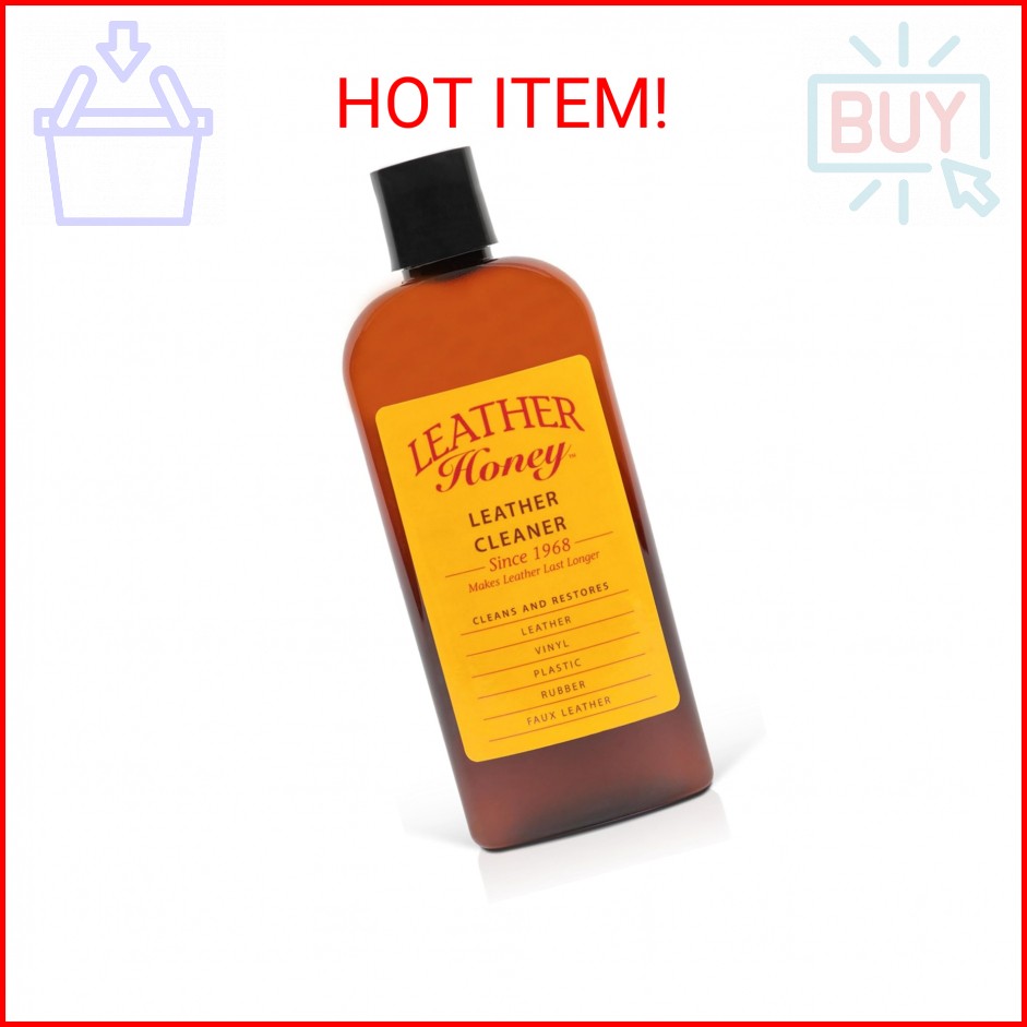 Leather Honey Leather Cleaner: Non-Toxic Leather Care Made in the USA Since 1968