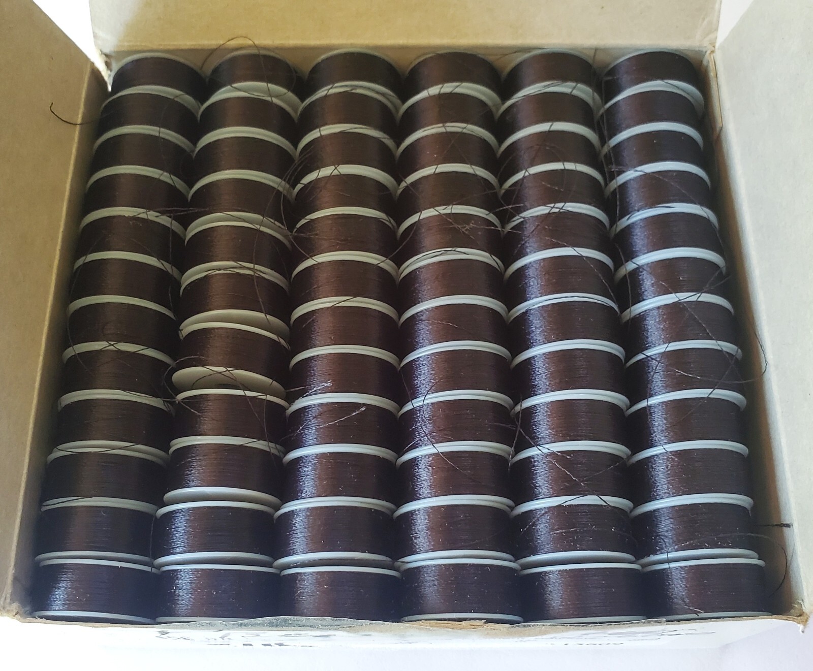 NEB Box 144 Black Prewound BOBBINS Machine Embroidery UNUSED Complete Box