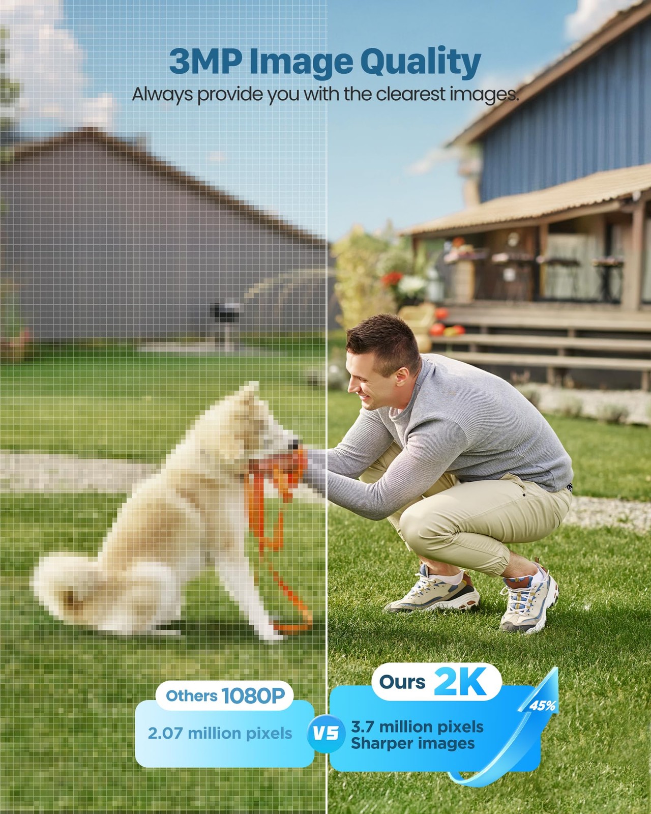 Solar Battery Powered Wireless Security Camera System WiFiIP Outdoor Home