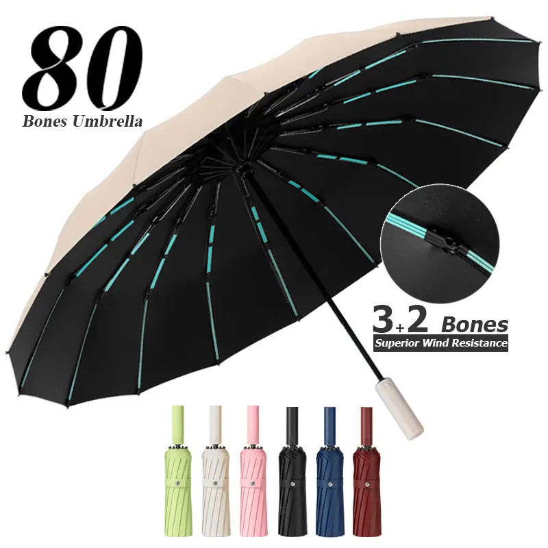 UV Umbrella for Men Women Strong  Windproof Fold Umbrella Fully Automat Water