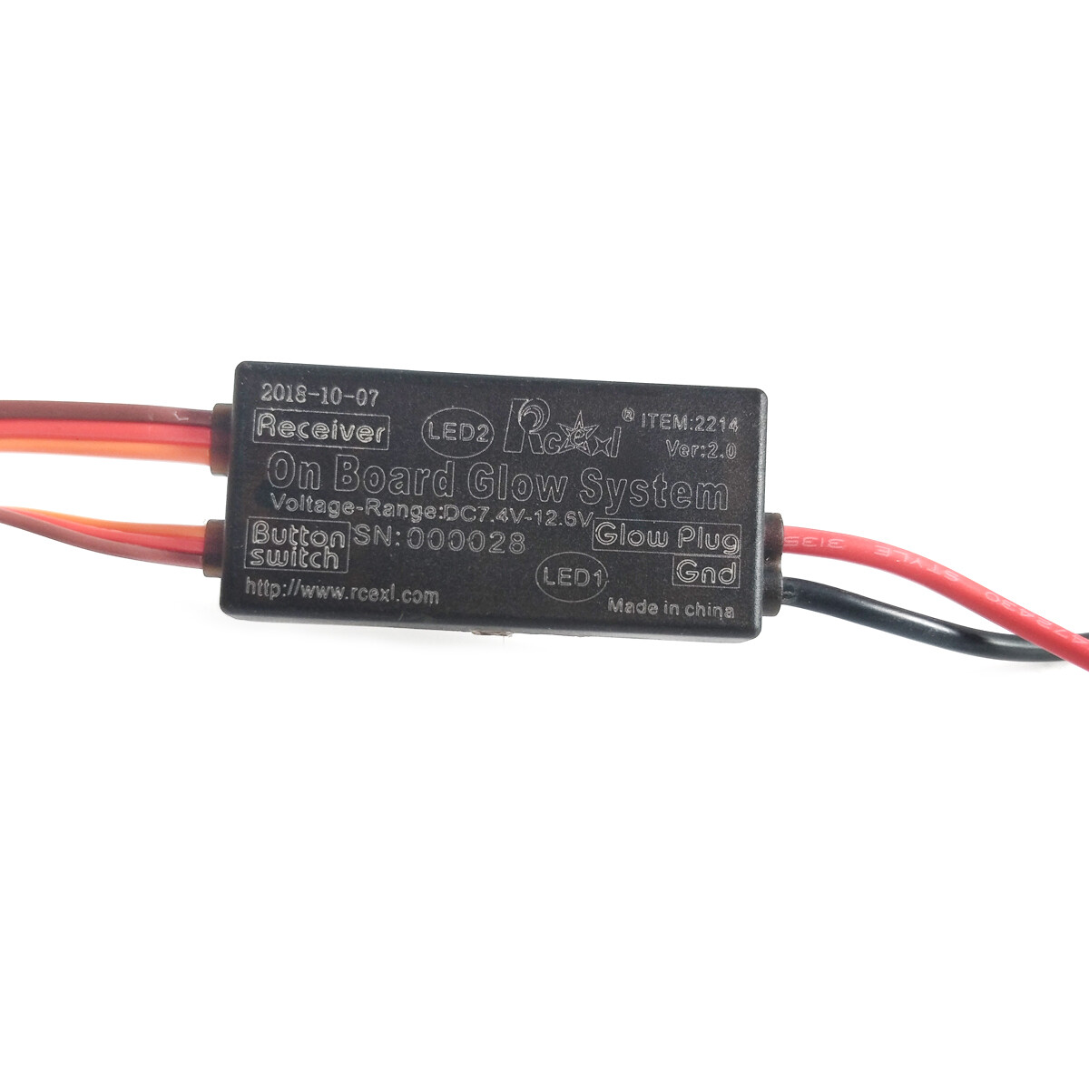 RCEXL On Board Glow System for Nitro Engine New Version w/ Heat Sink and Cover