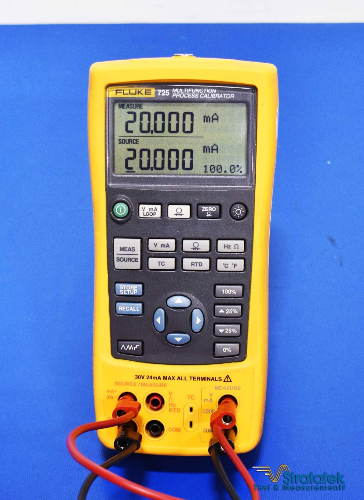 Fluke 725 Multifunction Process Calibrator - NIST Calibrated with Data