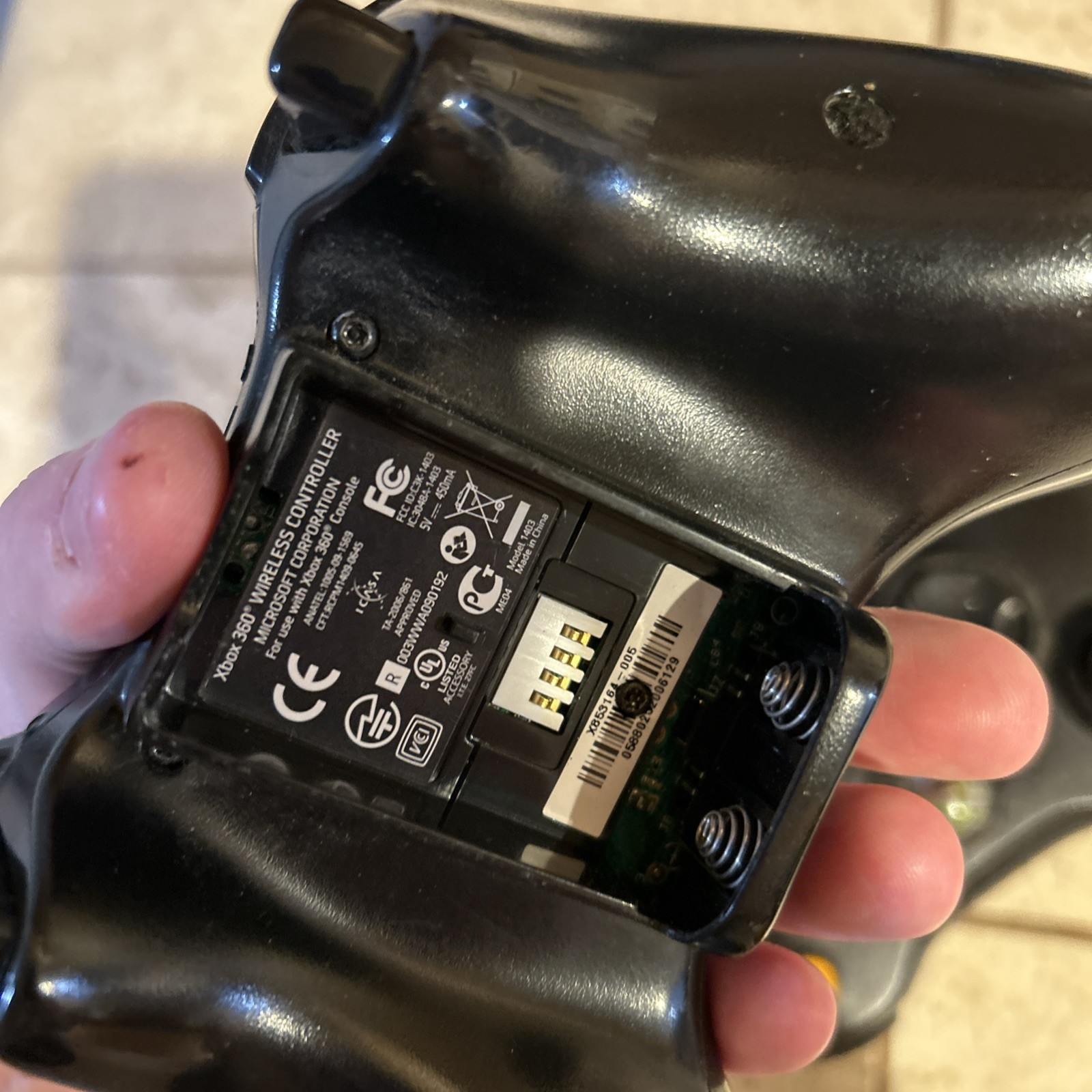 Microsoft Xbox 360 Wireless Controller Black OEM Genuine/Tested/Working