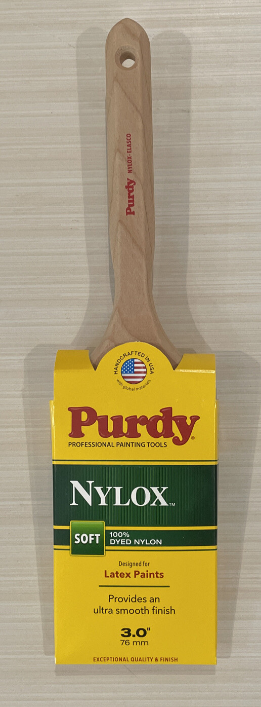 Purdy 3" Nylox Elasco Flat Paint Brush