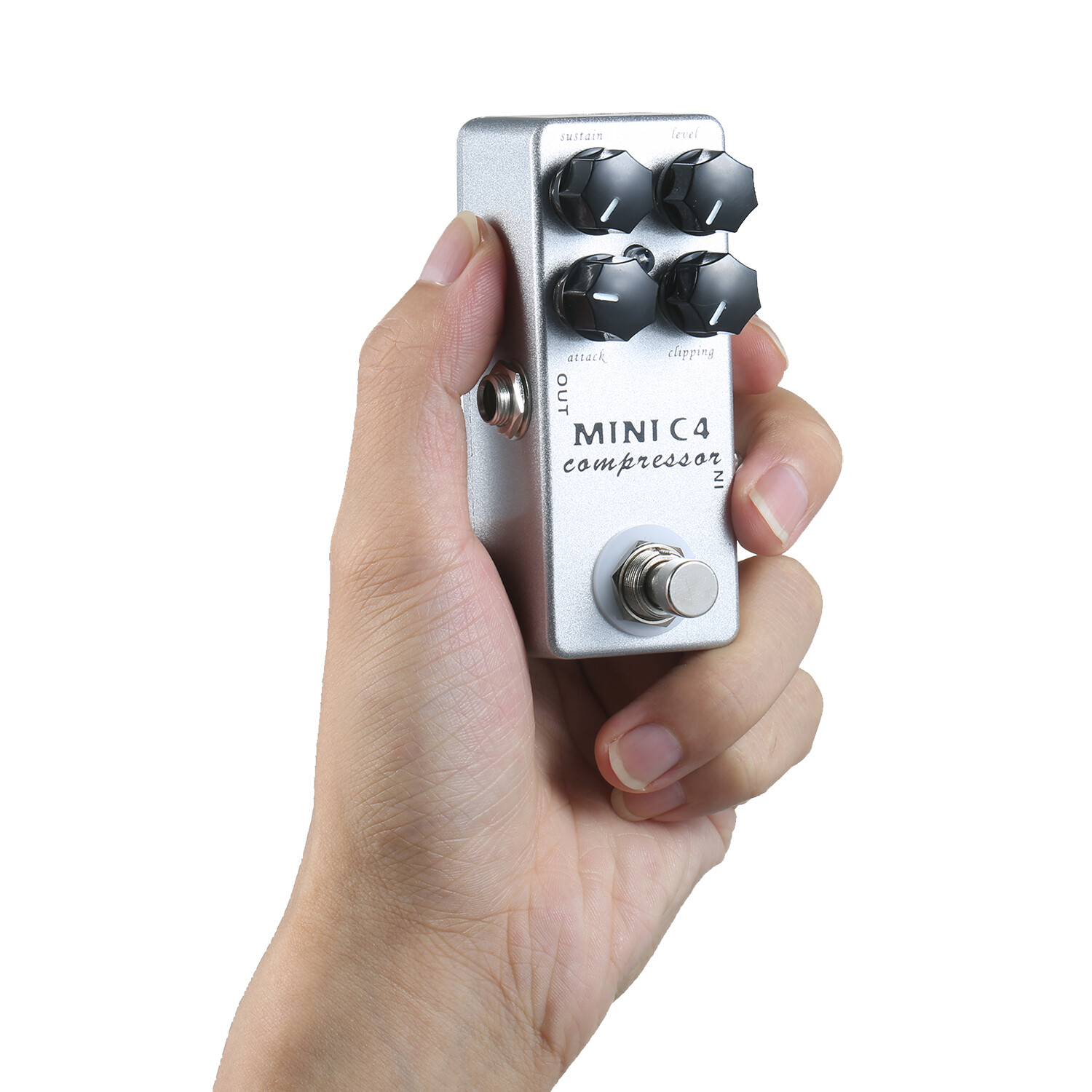 MOSKY MINI C4 Compressor Guitar Effect Pedal True Bypass G7U4
