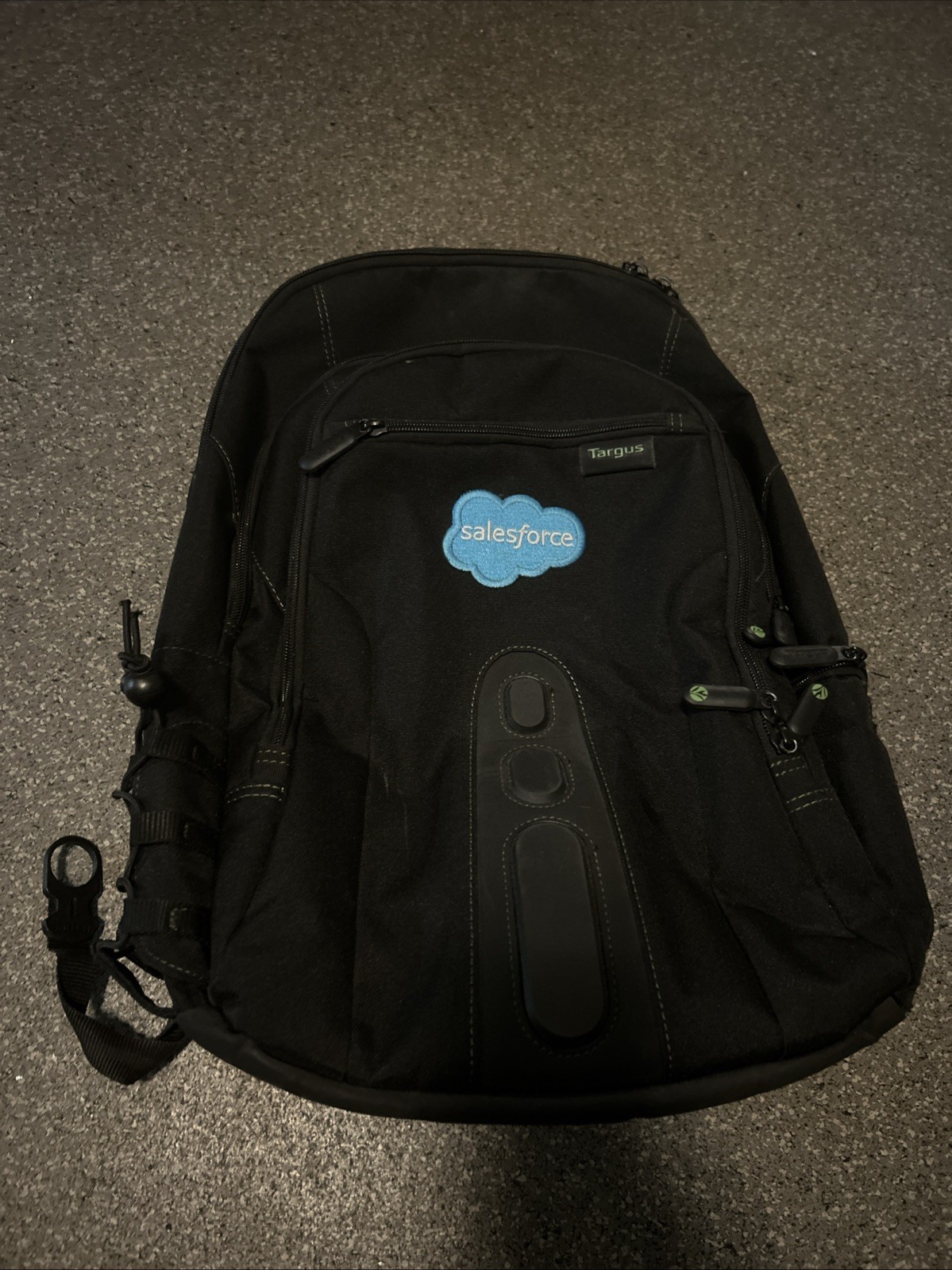 Targus Backpack EUC EcoSpruce 27L EcoSmart Checkpoint-Friendly Black W/corporate