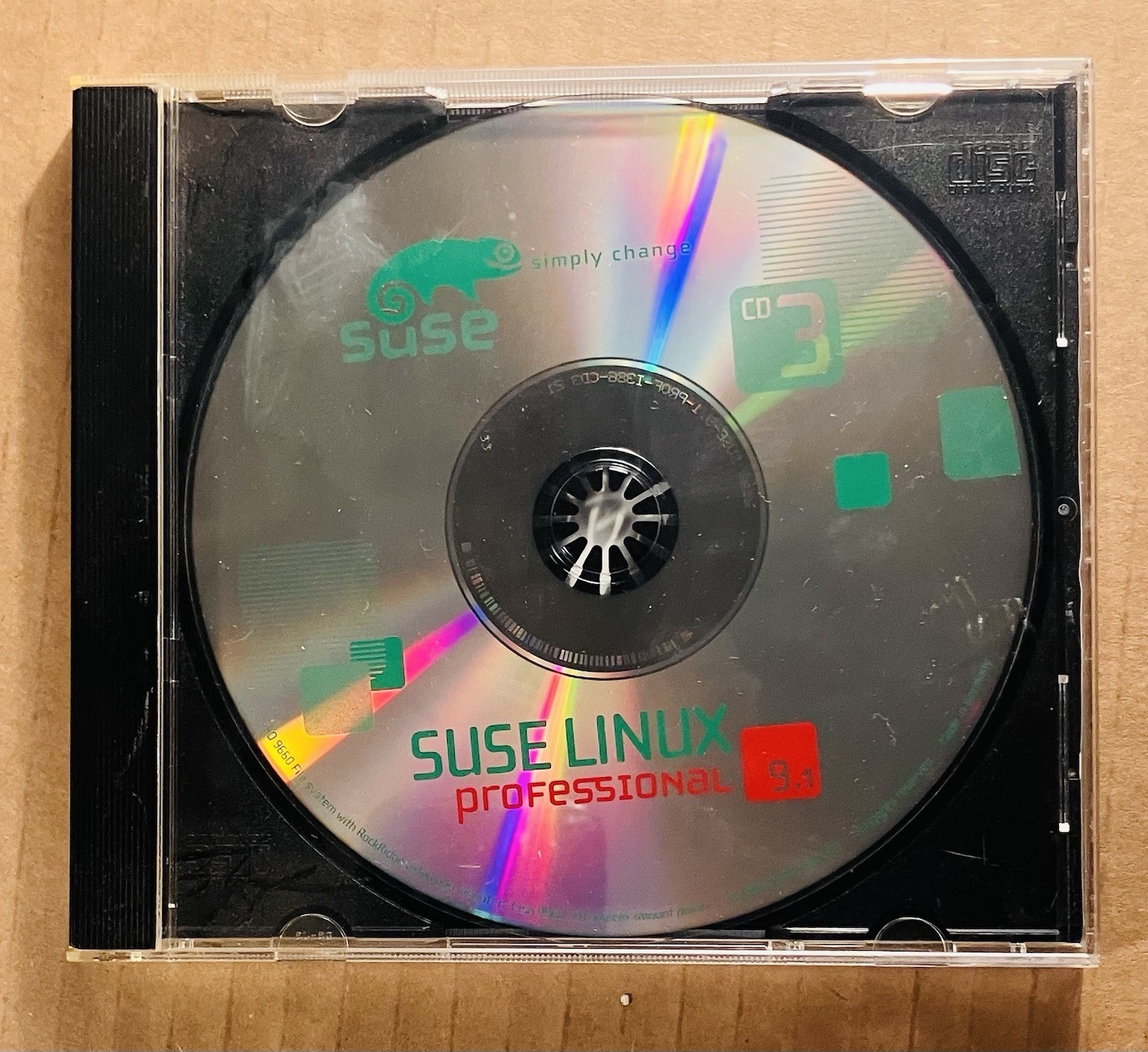 SUSE Linux Professional 9.1 Complete 5 Disc CD Set 2004 Vintage Software