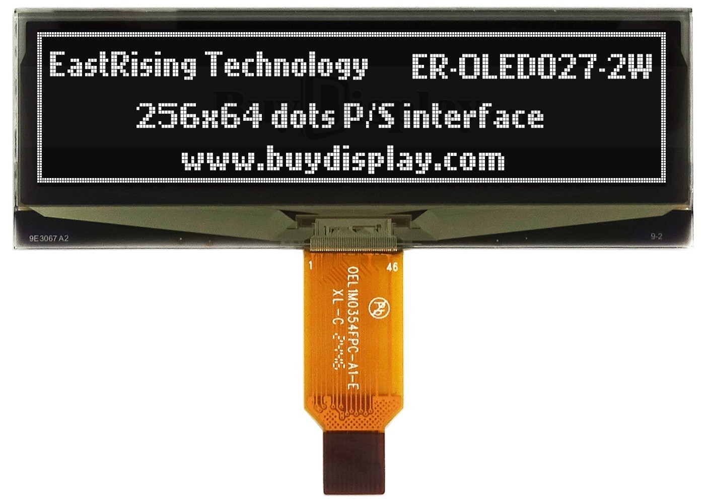 White Grayscale 2.7 inch OLED 256x64 Display Panel SSD1322