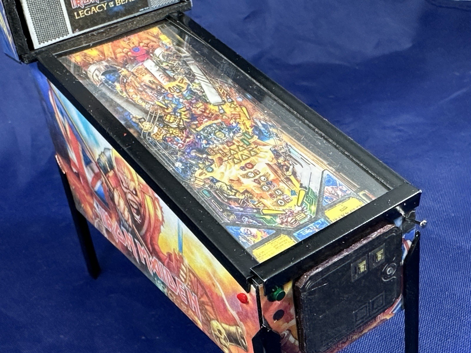 Custom Mini Arcade Machine Model (1:18 Scale): Stern Iron Maiden Pinball