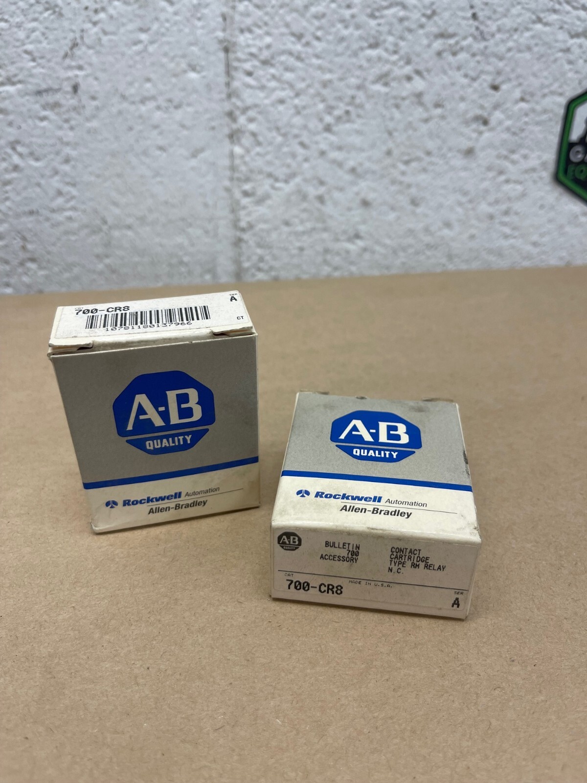 Allen-Bradley 700-CR8 Contact Cartridge - Lot of 2