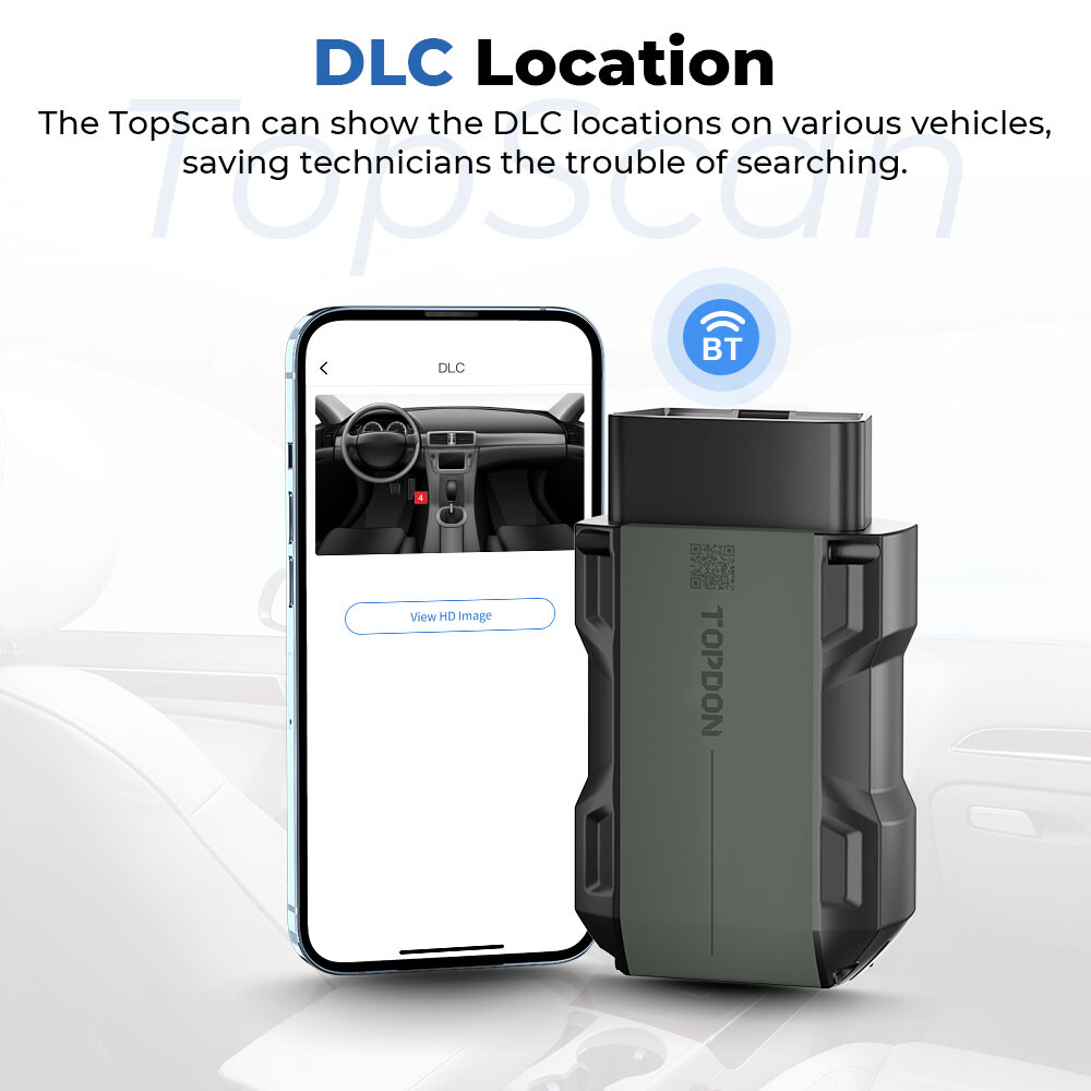TOPDON TopScan Bluetooth Car Code OBD2 Reader Scanner Full System Scan Tool TPMS