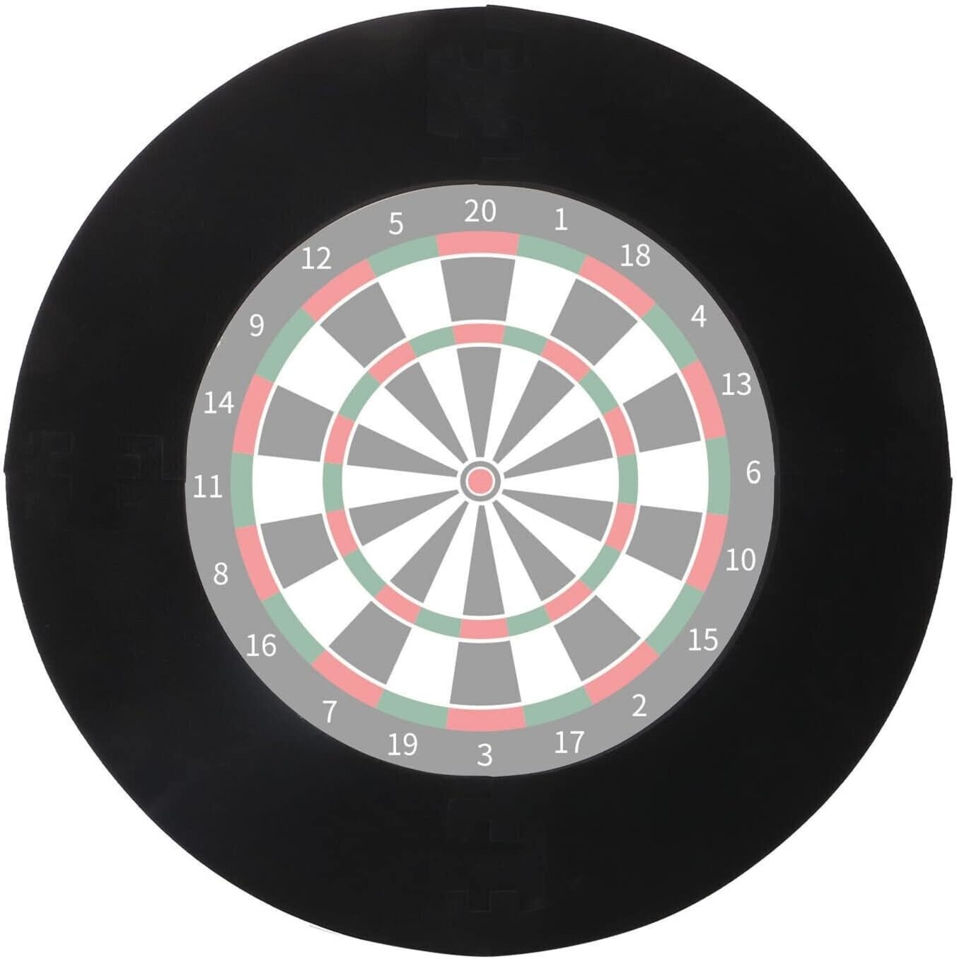 Protective Dartboard Darts Surround Wall Guard Protector Ring Plain Black 71cm ⌀