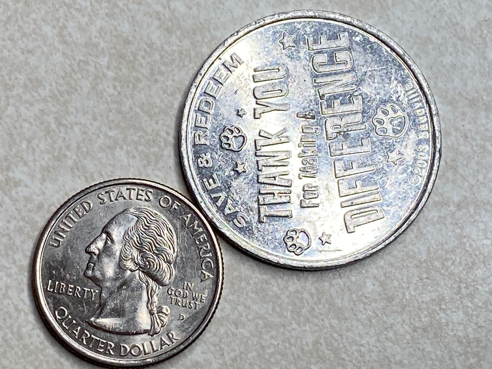 Pawsitive Performance Amusement Arcade trade Token T5637