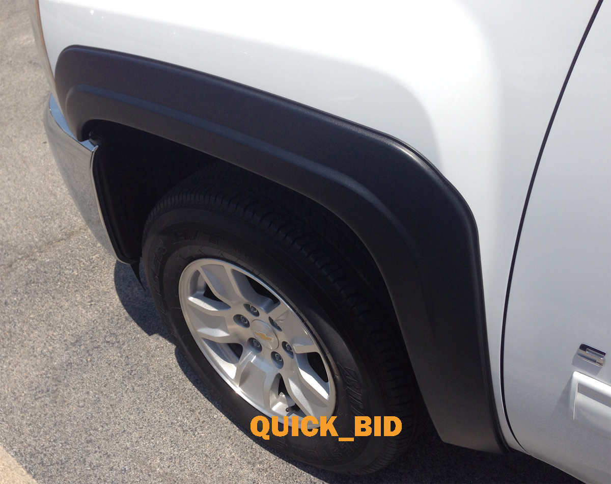 FOR 2007-2013 CHEVY SILVERADO 2500HD 3500HD FACTORY STYLE FENDER FLARES