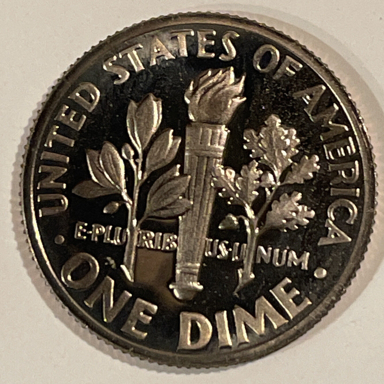 1972 S Roosevelt Proof Dime From Proof Set