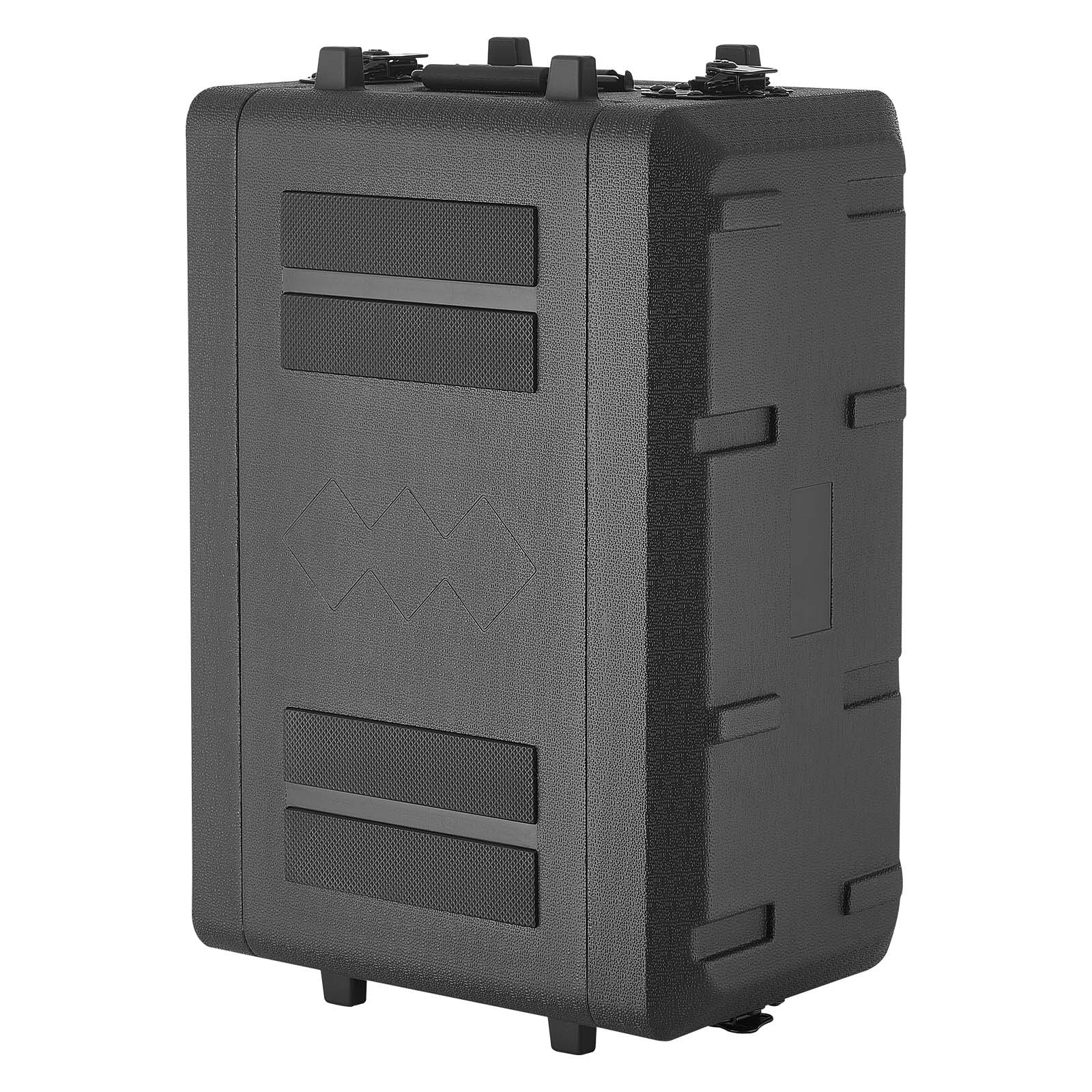 Uimoso 4U Rackmount Flight Case with Microphone Storage, 10.24-inch Depth
