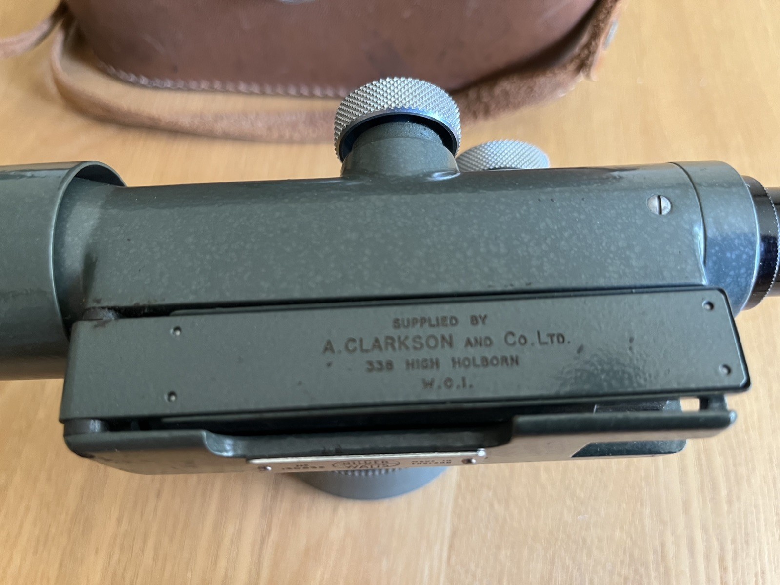 Vintage HILGER & WATTS Surveyor's Precision Dumpy Theodolite Level in Case