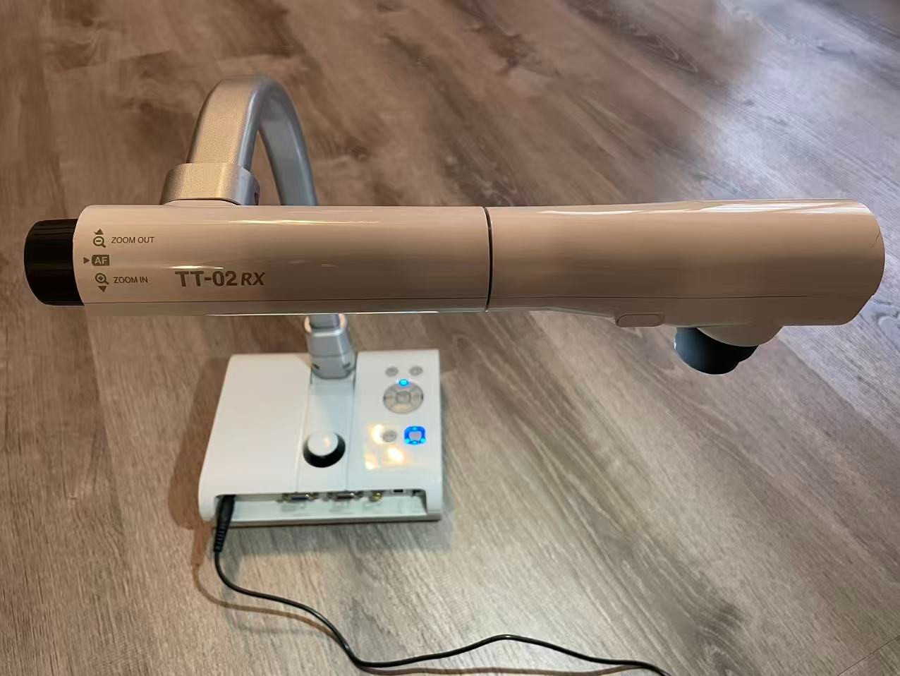 ELMO TT-02RX Document Camera Visual Presenter 5.2x Zoom Tested Working READ
