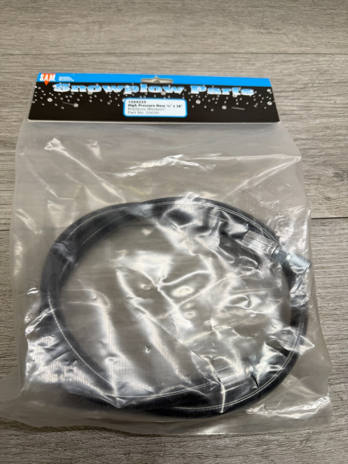SAM Snowplow Parts 1304225 High Pressure Hydraulic Hose 55020