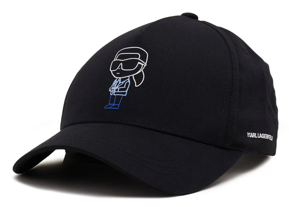Karl Lagerfeld Unisex Adjustable Baseball Cap One Size, Iconic Logo, Stylish Fit