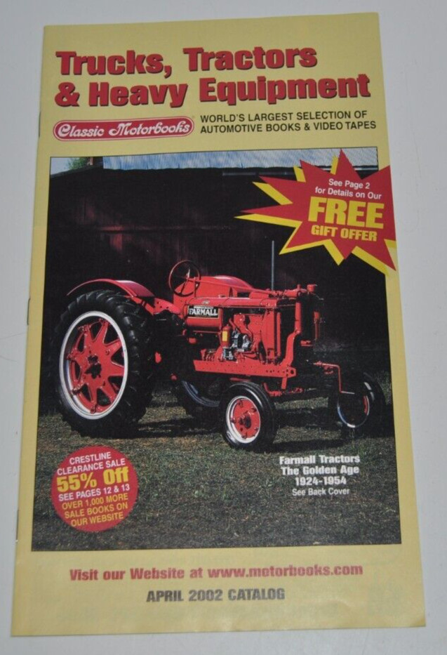 Classic Motorbooks April 200 Catalog Automotive Books & Videos Farmall Cover