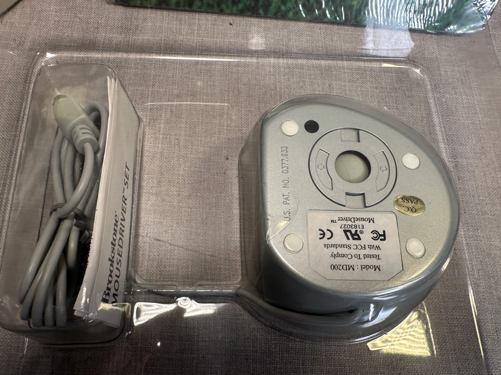 NOS! Brookstone Vintage Computer Mouse Golf Driver Set Ps/2 PGA w/ MousePad ps2