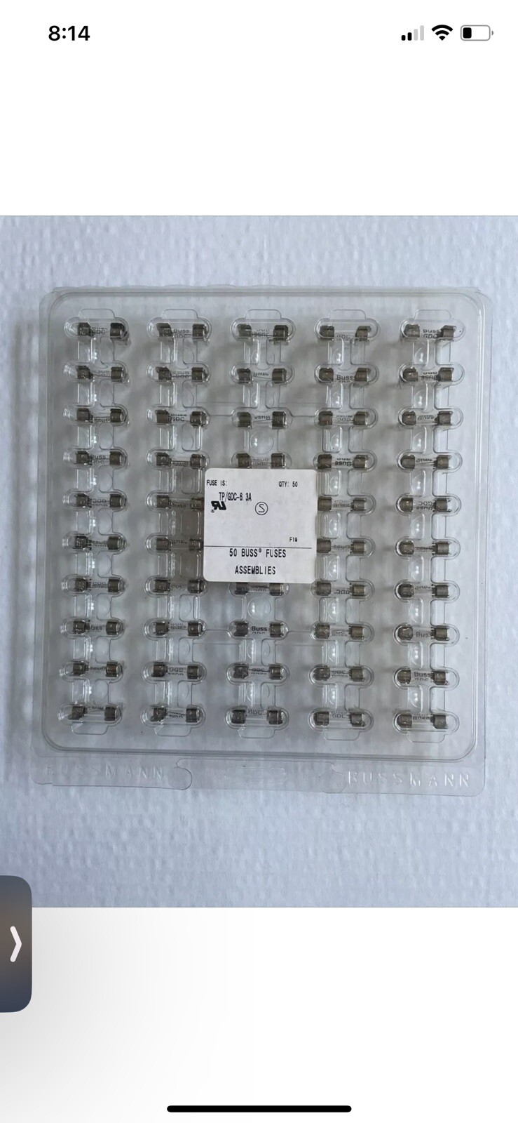 GDC-6.3A Time Delay 6.3A Slow Blow Acting (Box Of 1000 pc) Buy One Get One Free