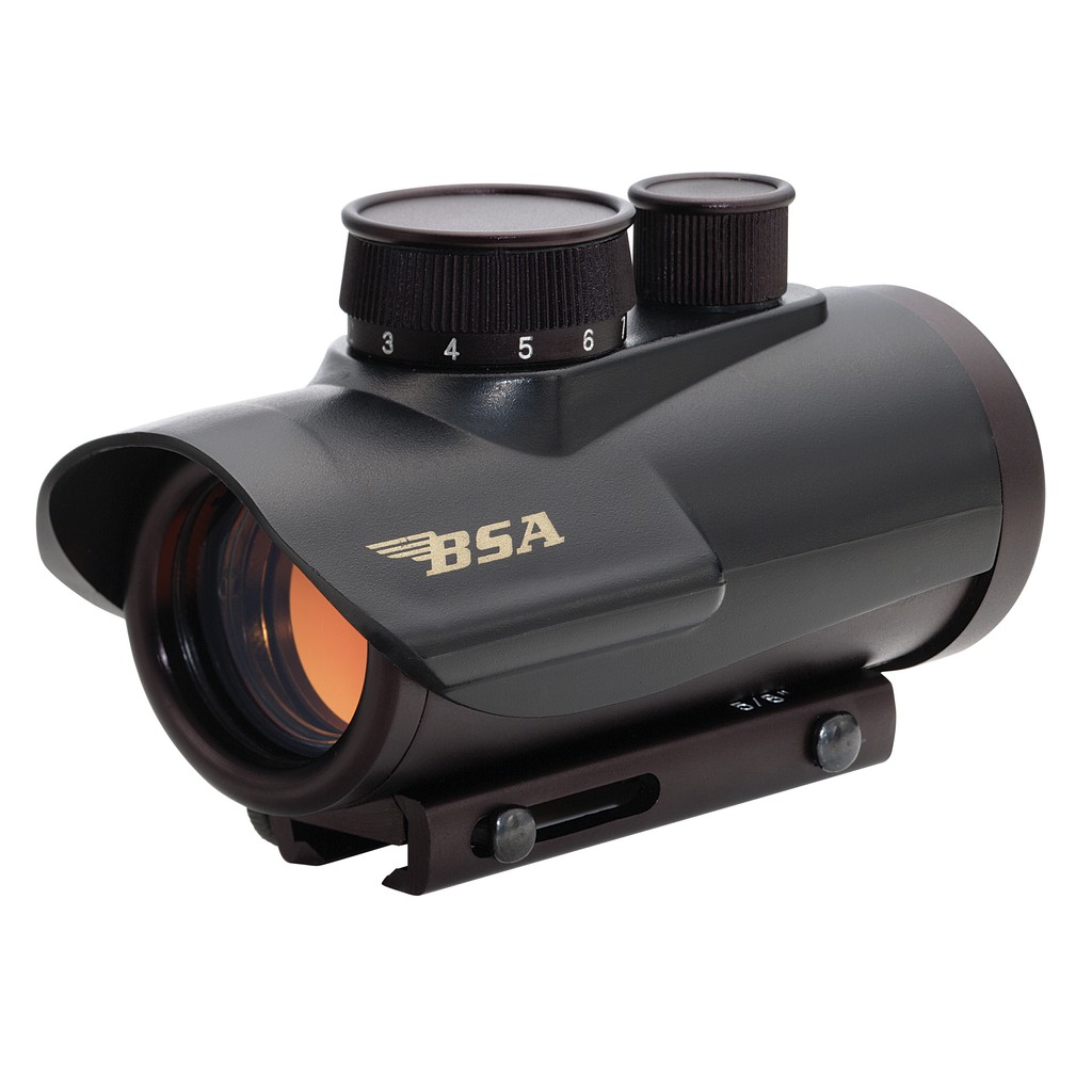 BSA Illuminated Red Dot Sight 5 MOA Matte Black-RD30