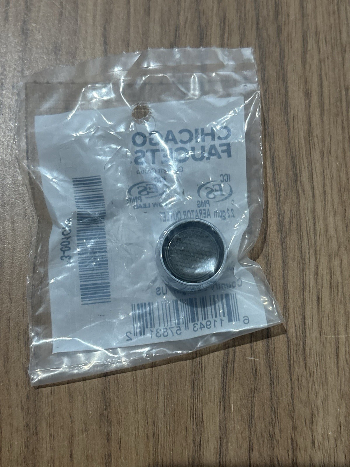 Chicago Faucets E3JKABCP Pressure Compensating Softflo Aerator 2.2 GPM