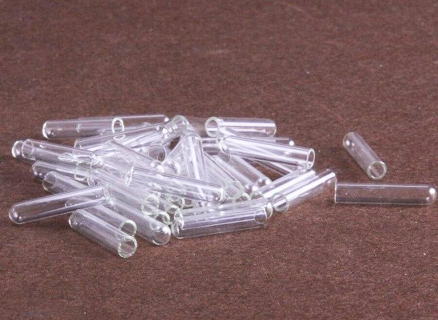 100Pcs  Lab Glass 6x30mm Small Test Tube Fermentation Duchenne Tube microbe