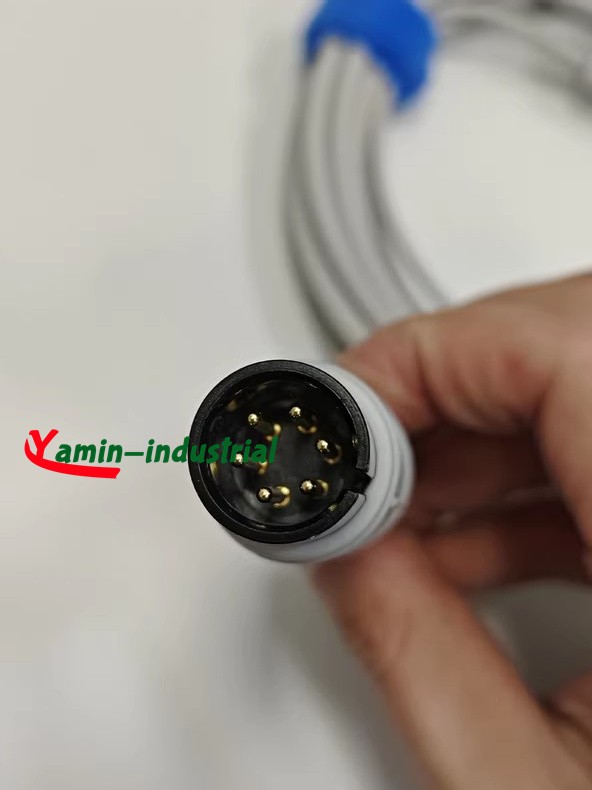 EA6131B for Mindray 6 Pin 3 Lead ECG Integrated Cable Snap Button AHA