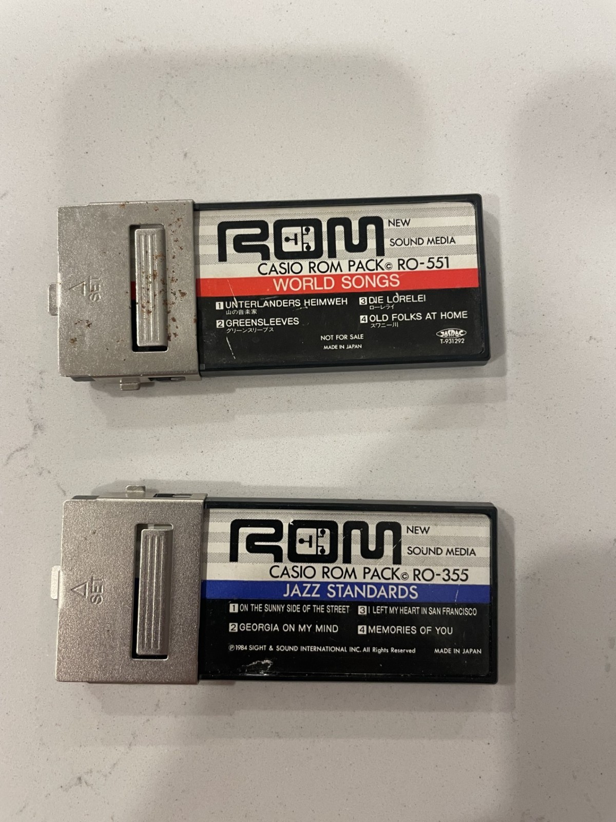 Vintage Casio Rom 2 Pack Jazz Standards Very Rare