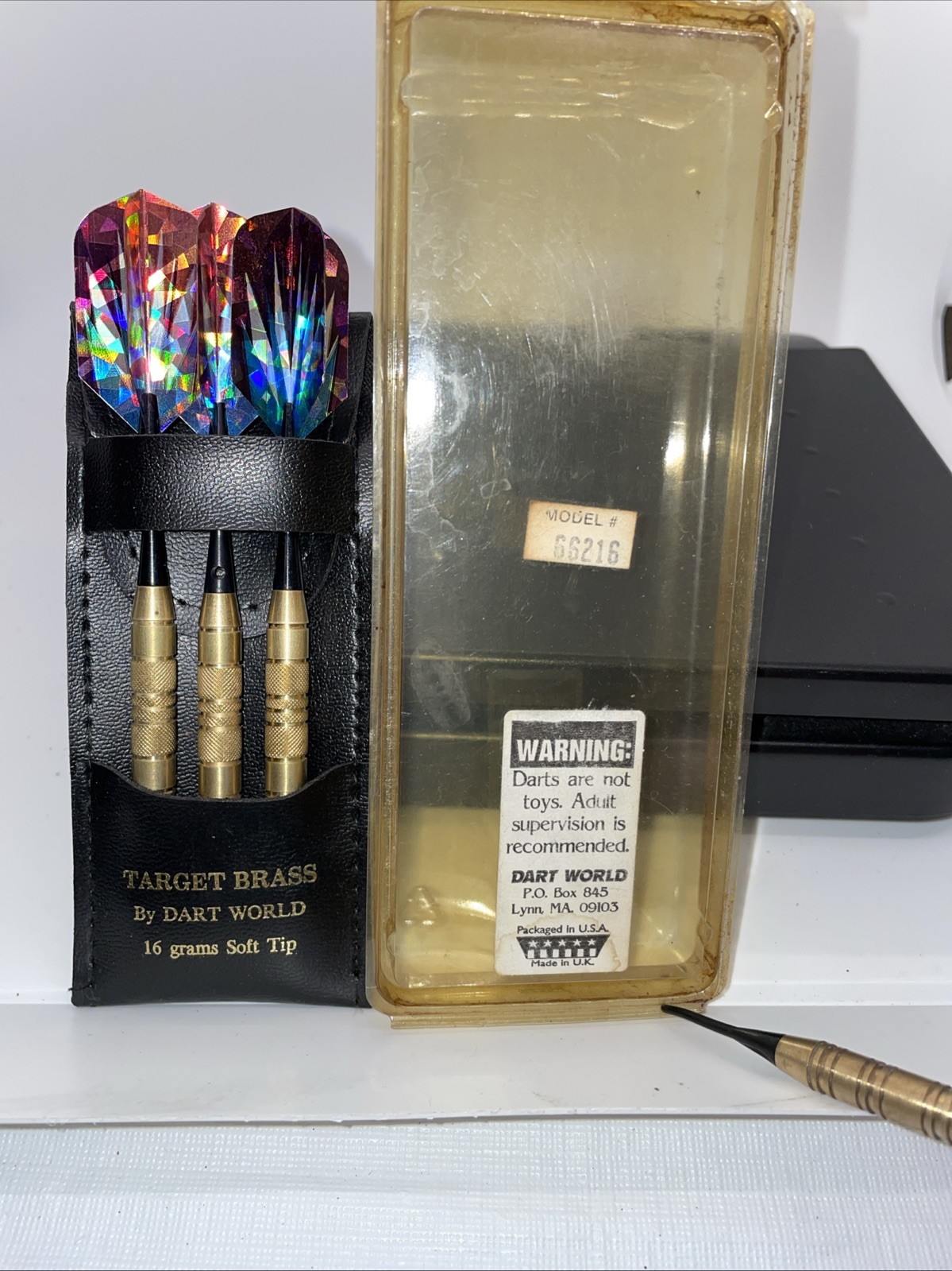 Vintage Target Brass Soft Tip Darts Original Box