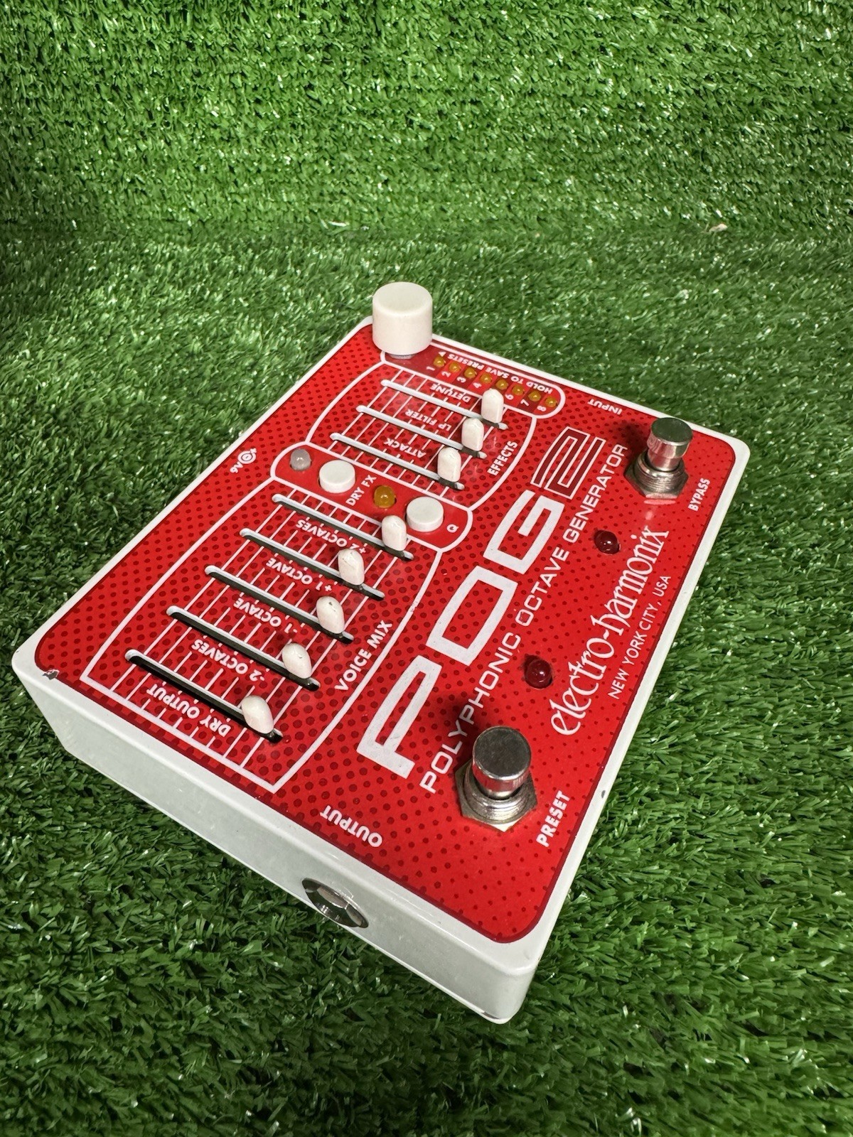 Electro-Harmonix POG2 Polyphonic Octave Generator Digital Shifter Pedal
