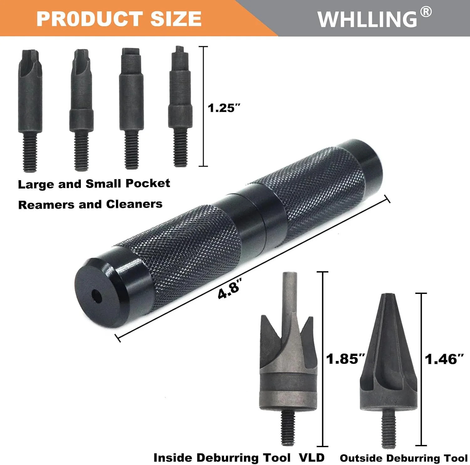 Case Prep Multitool, Case Chamfer Deburring Hand Tools for Reloading, Fits Case.