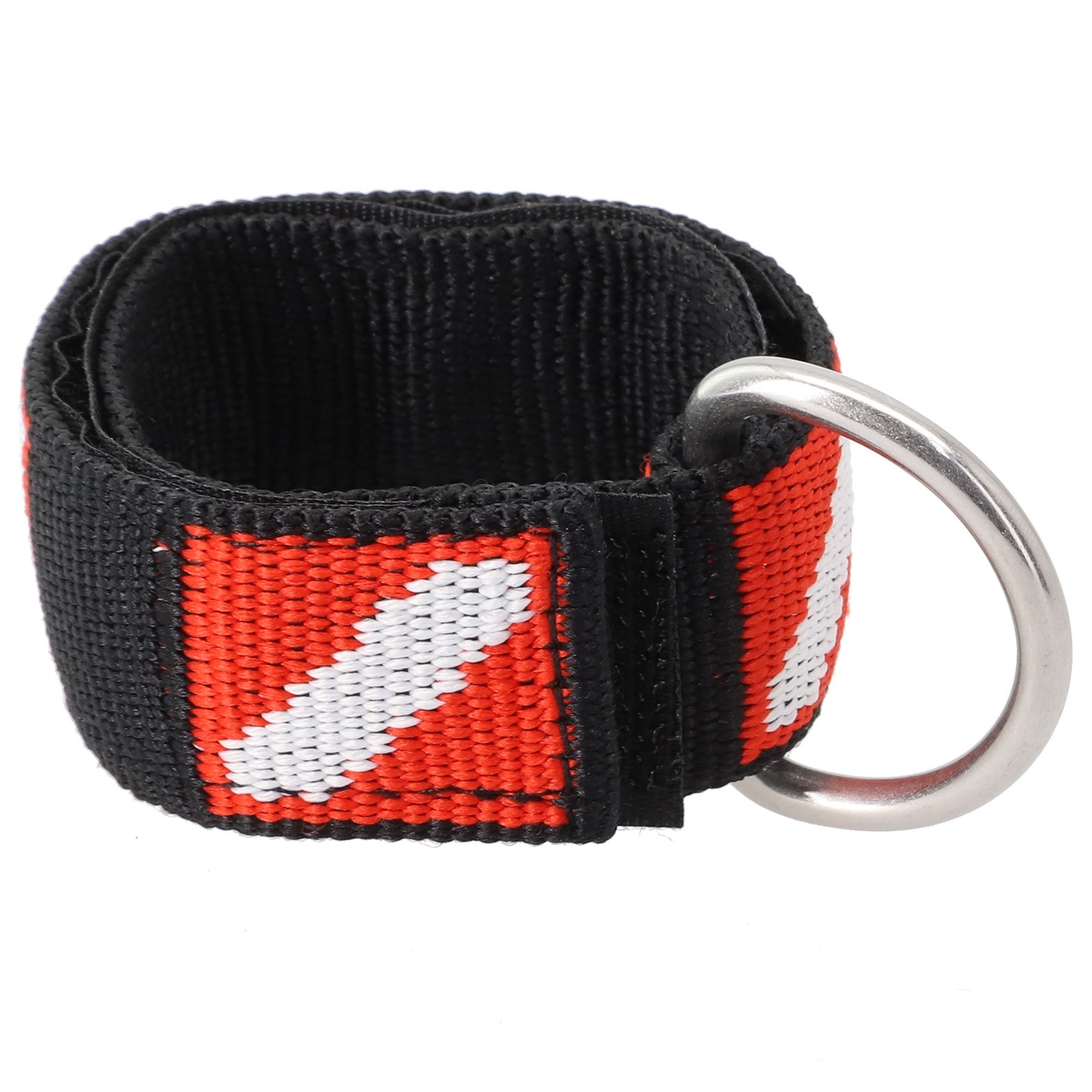 Wrist Strap Diving Adjustable Black Diving Flag Pattern Easy To Use Nylon Scuba