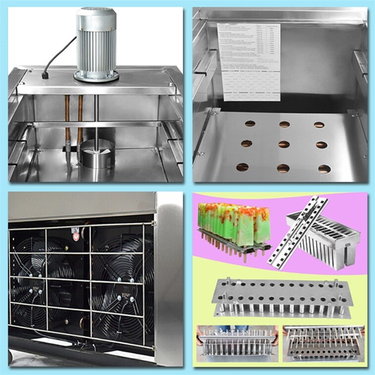 Slim designed 3 mold sets ice Popsicle Machine,ice Lolly Machine,ice Pop Machine