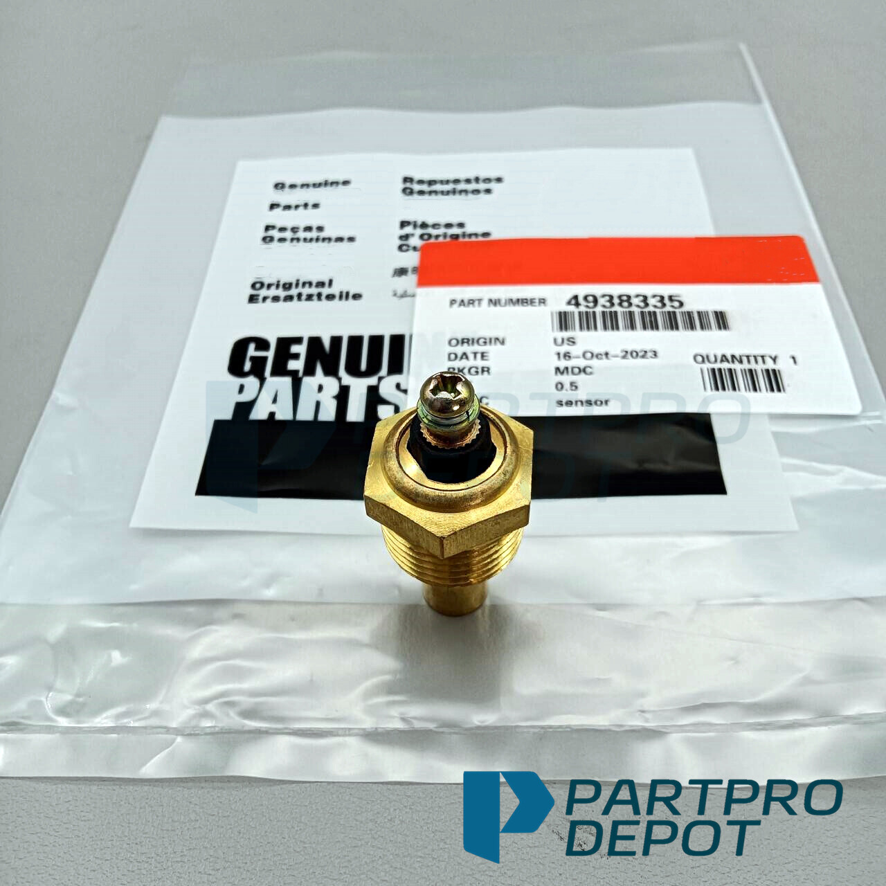 Temperature Sensor 4938335 for Cummins Engine 4BT 6BT US