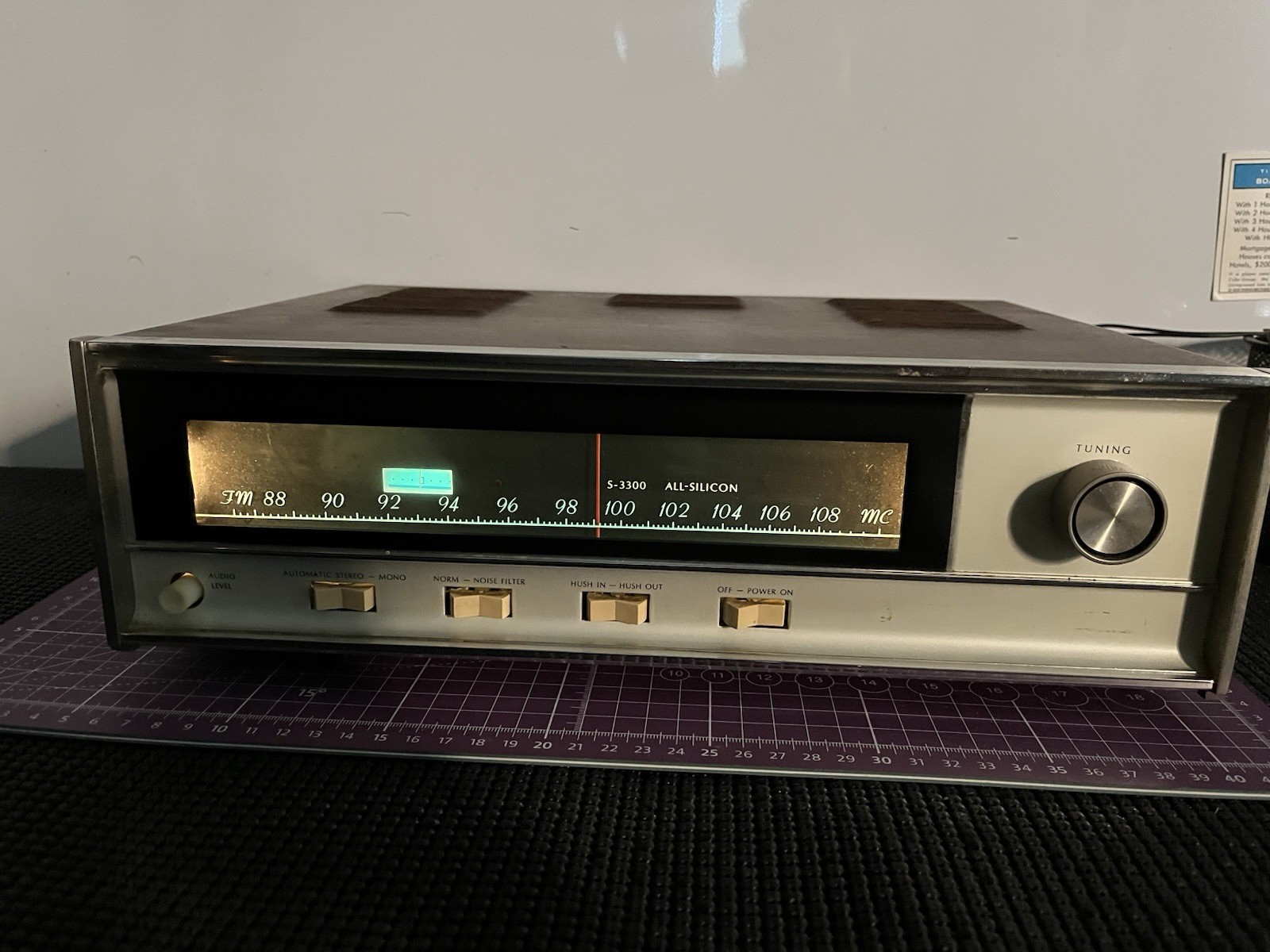 Sherwood Model S-3300 / FET AM/FM Tuner excellent working condition