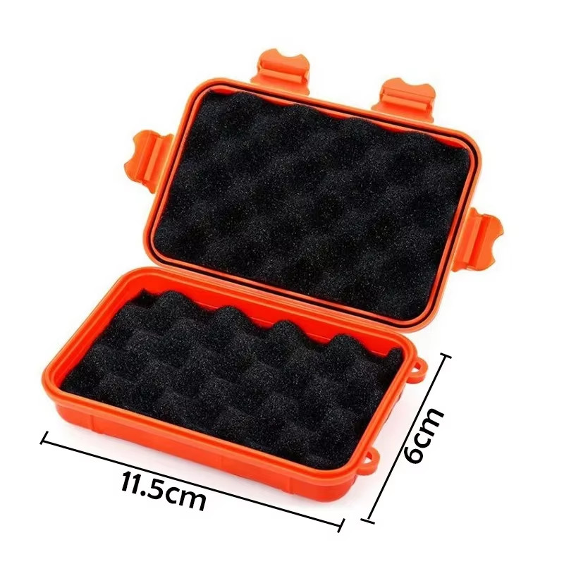 Shockproof Waterproof Outdoor Survival Box - Sealed Plastic Storage Container