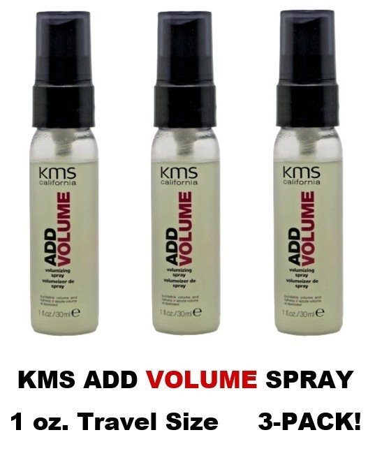 KMS Add Volume Volumizing Spray 1 oz. Travel Size  *3-PACK*  Fast Free Shipping!