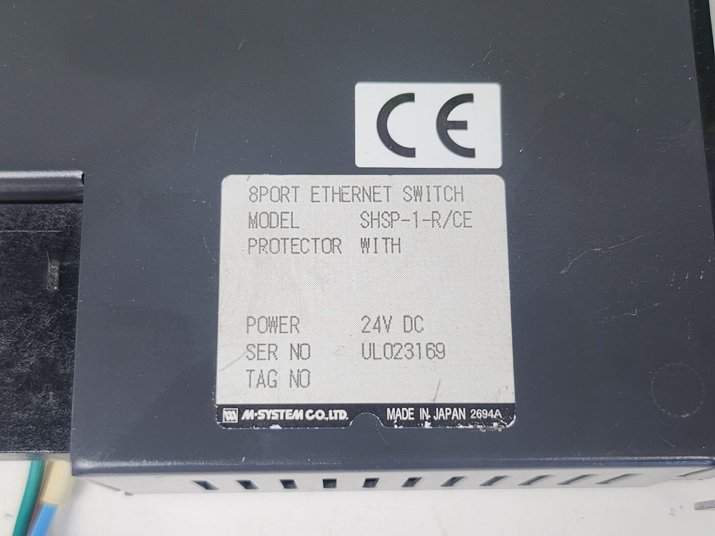 M-SYSTEM ethernet switch SHSP-1-R/CE