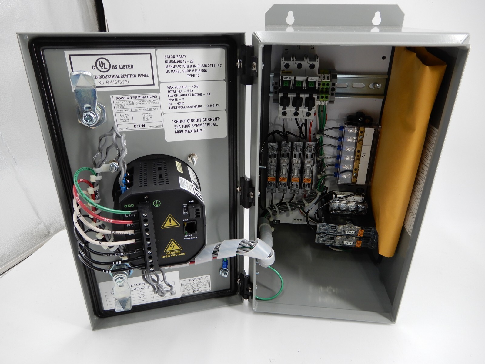 EATON IQ150MA6512-2B Enclosed Electronic Power Meter 60 Hz 5A  90-265V