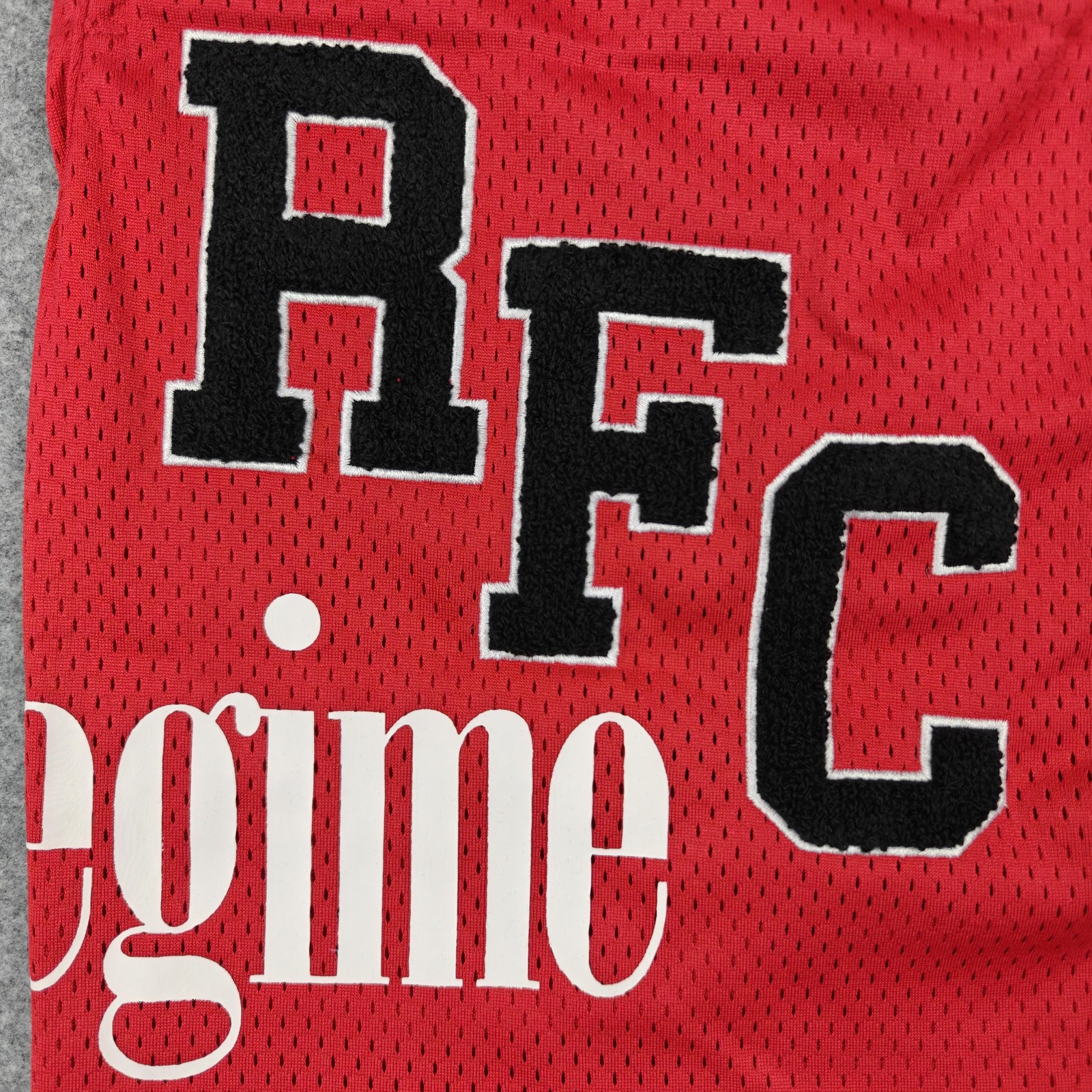 Civil Regime Shorts Mens Large Red Mesh Disney Mickey & Friends RFC Graphic New