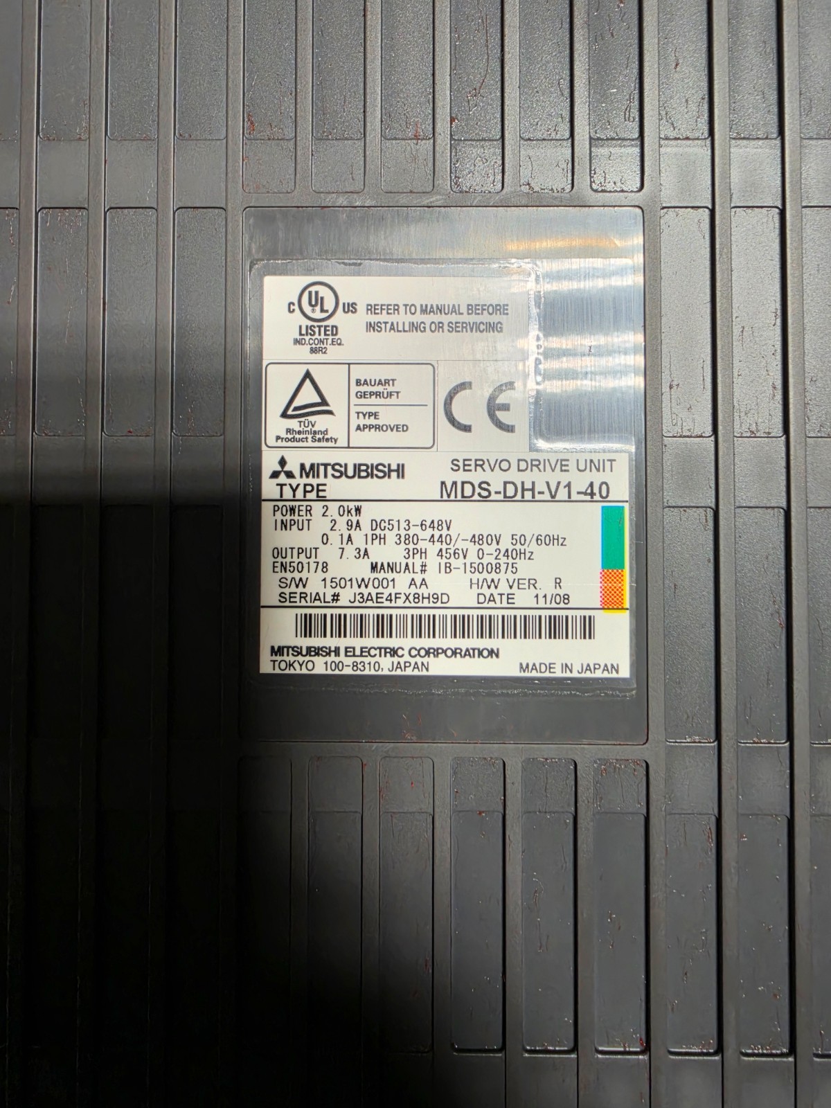 Mitsubishi MDS-DH-V2-4040 Servo Driver