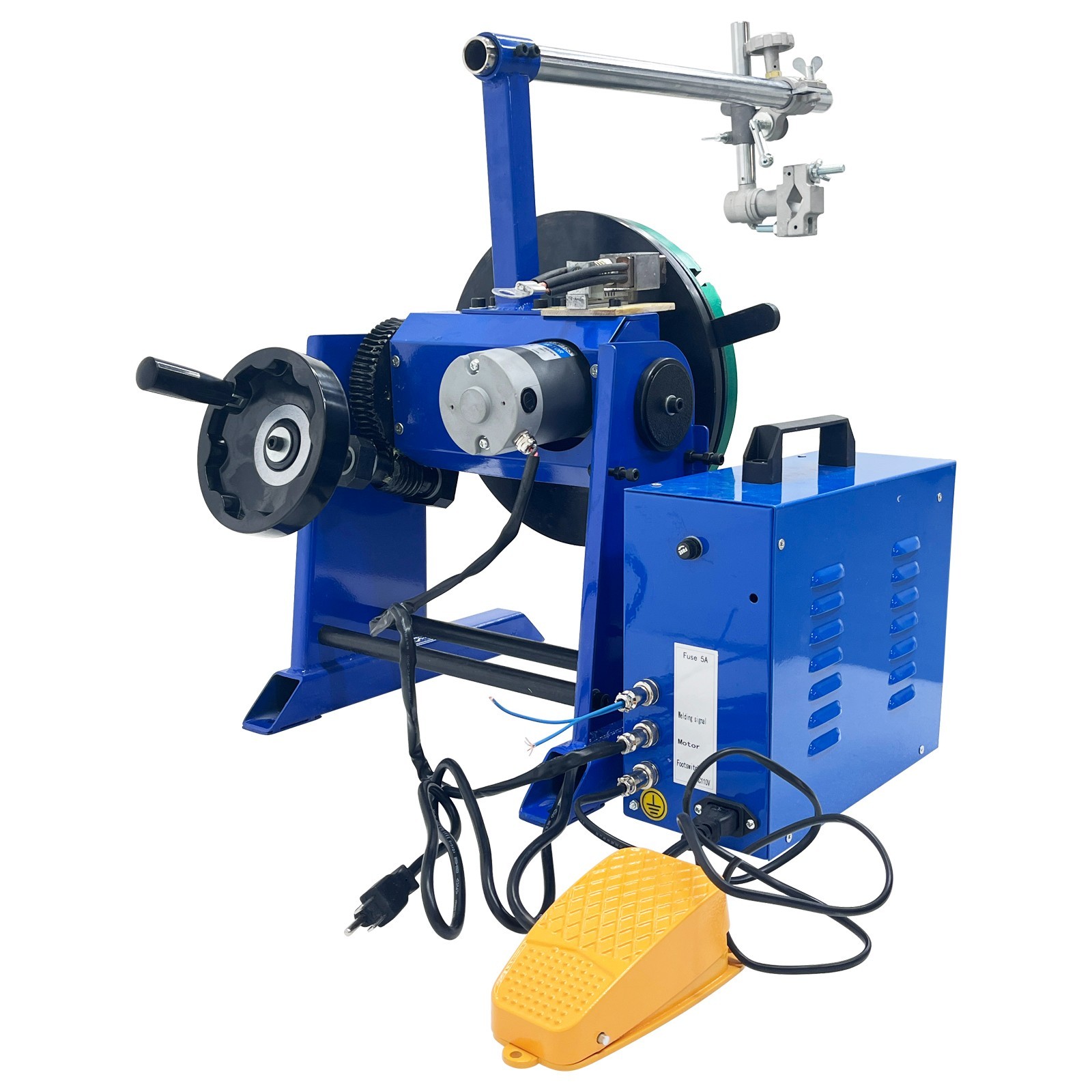 Welding Positioner Drill Chuck + Bracket 90 Degree Girth Welding Rotatuing Table