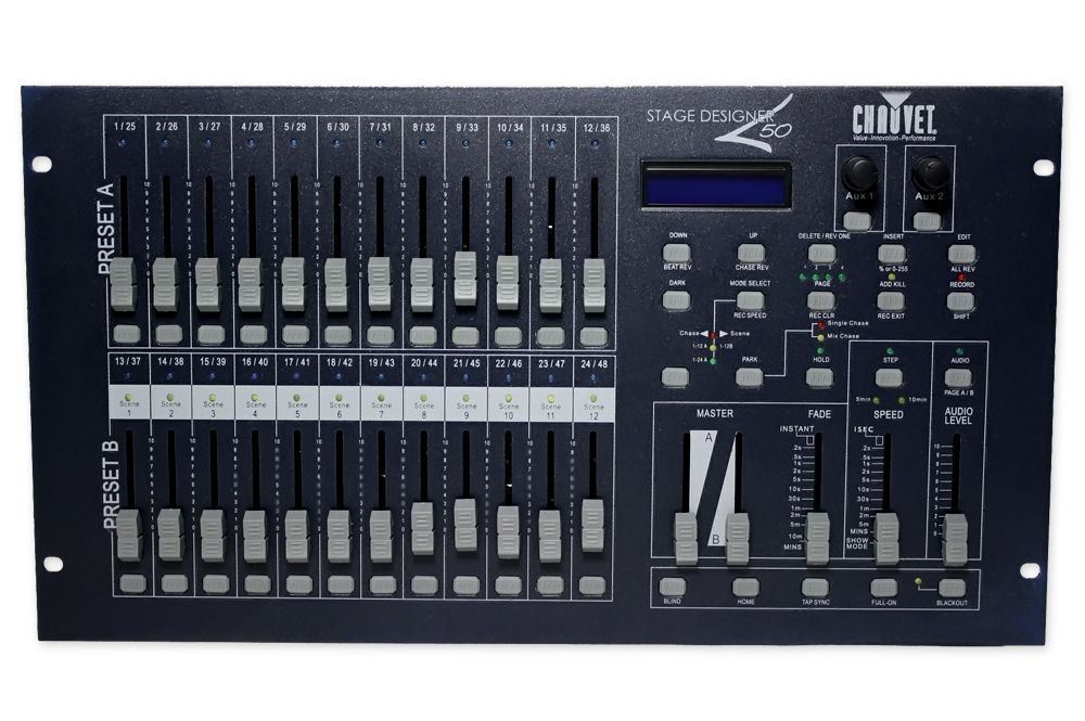 Chauvet DJ STAGE DESIGNER 50 48 Channel DMX-512 Dimmer Controller